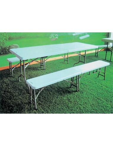 SET BIRRERIA IN ACCIAIO E HDPE 183X76XH74 CM