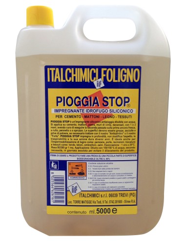 IMPREGNANTE IDROFUGO PIOGGIA STOP  5 L