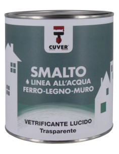 SMALTO ALLACQUA VETRIFICANTE CUVER TRASP LUC 750 ML