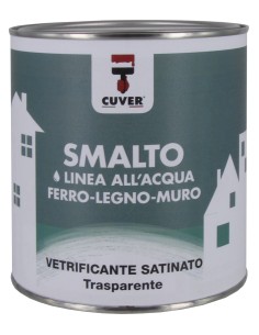 SMALTO ALLACQUA VETRIFICANTE CUVER TRASP SAT 750 ML