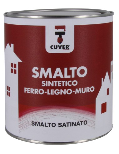 SMALTO CUVER 0,750 L SATINATO BIANCO