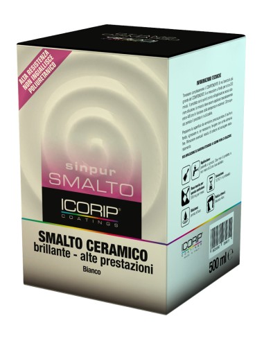 SMALTO CERAMICO SINPUR 0,500 L BIANCO