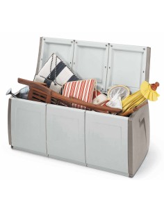 CASSAPANCA TERRY BOX 140X54XH57 CM GRIGIO TORT