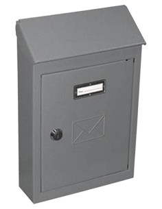 CASSETTA POSTALE 2500 C C/TETTO E CIL 20X6X30 GRIGIO