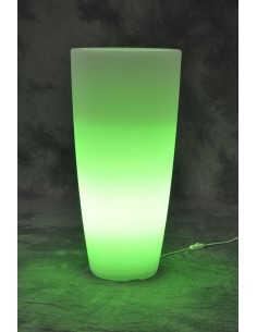 VASO HOME LIGHT TONDO D 33X70 CM GHIACCIO VERDE