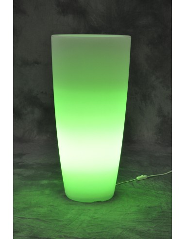 VASO HOME LIGHT TONDO D 33X70 CM GHIACCIO VERDE