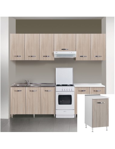 KIT CUCINA BASE 1 ANTA 40X50XH85 CM OLMO