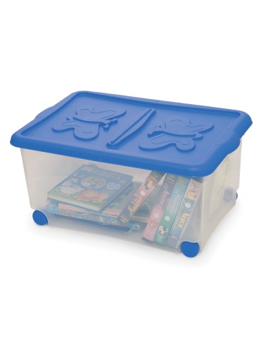 CONTENITORE ROLLING C/COPERCHIO ALI 60X40H28 CM