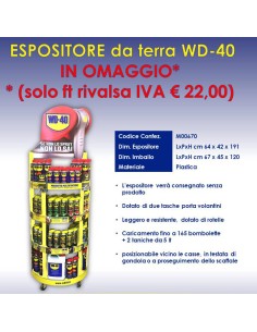 ESPOSITORE  A PAVIMENTO WD40 VUOTO MD00670