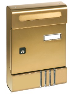 CASSETTA POSTALE ALUBOX SE 20,4X7X29 CM BRONZO