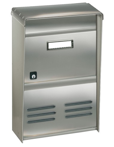 CASSETTA POSTALE ALUBOX DR2E RIVISTA 26X12X37,5 INOX