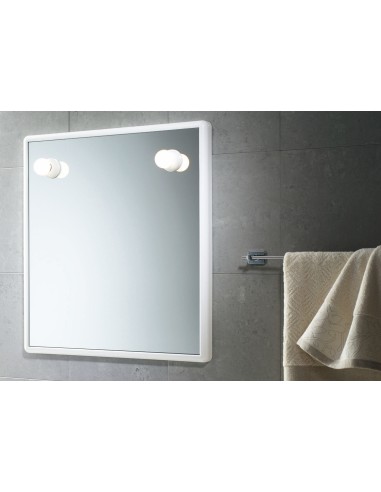 GEDY 8001 SPECCHIO 55X60 CM C/LUCI BIANCO