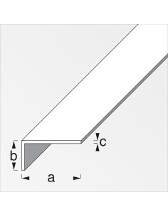 PROFILO BIANCO H.200 CM ELLE 30X15X1 MM