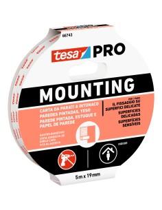 NASTRO BIADESIVO TESA MOUNTING PRO MURO 19MMX5M