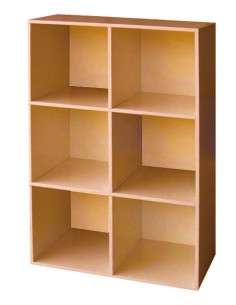 LIBRERIA CUBO  6 61XH91 CM CILIEGIO