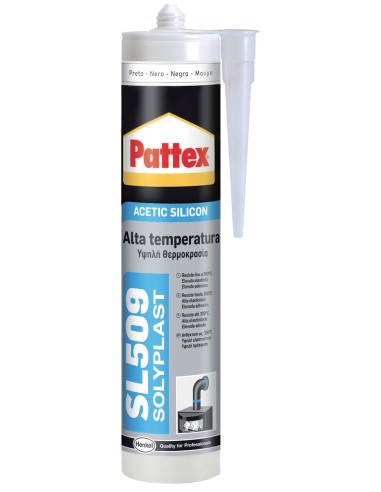 PATTEX SILICONE ALTE TEMP. SL509 ROSSO 300 ML CARTUC.