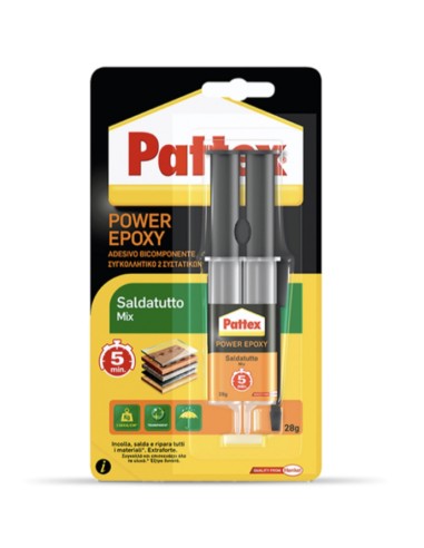 PATTEX POWER EPOXY SALDATUTTO MIX SIRINGA  28 G