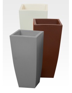 VASO HOME QUADRO 40X40XH90 CM GHIACCIO