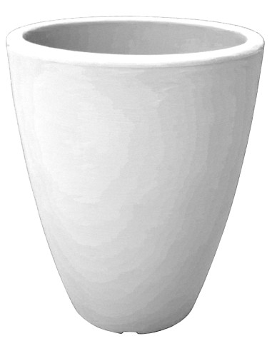 VASO HOME ADONE TONDO D 30XH38 CM BIANCO