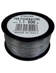 FILO SPIRALINO PER PIOMBATURE D 1,1 MM   500 G