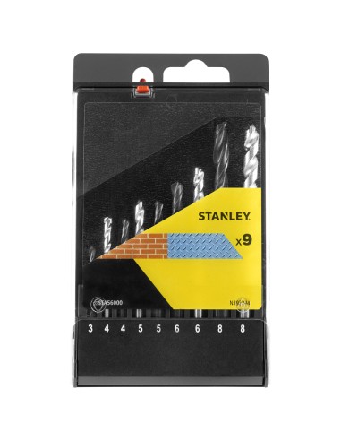 PIRANHA STANLEY STA56000 (X56000) CASSETTA 9 PUNTE 5 HSS 4 ZINC.