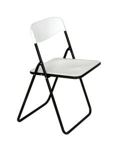 SEDIA PIEGHEVOLE POKER BIANCO