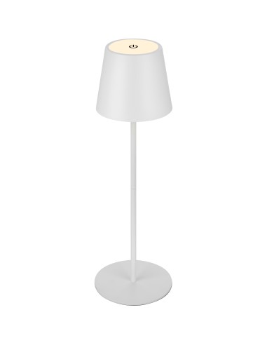 LAMPADA DA TAVOLO BT10003 BATT RICARIC BIANCO