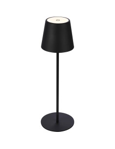 LAMPADA DA TAVOLO BT10008 BATT RICARIC NERO