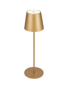 LAMPADA DA TAVOLO BT10009 BATT RICARIC ORO