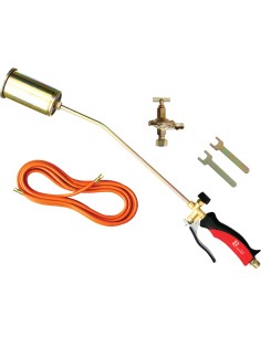 KIT CANNELLO BRUCIATORE D 60MMX75CM TUBO E REGOL