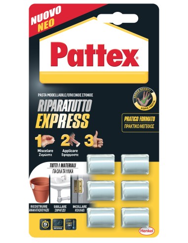 PATTEX ADESIVO RIPARATUTTO EXPRESS MONODOSE