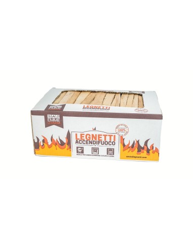 LEGNETTI ACCENDIFUOCO 6 KG FAGGIO CIRCA SCATOLA