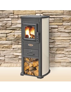 STUFA LEGNA  5.0 KW BERNA LUX BEIGE