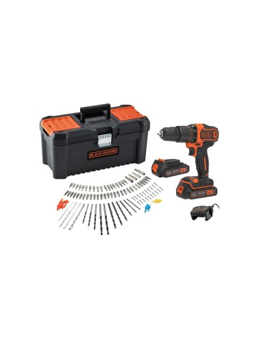 TRAPANO AVVITATORE B+D 18V BCD700C2TA + 105 ACC.