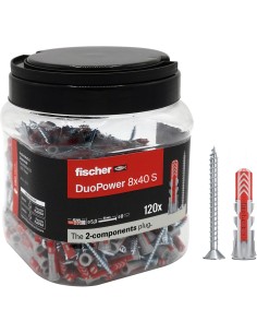 FISCHER TASSELLO DUOPOWER S 8X40 PROPACK 120 PZ