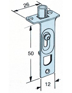 SC OMGE  310 CATENACCIOLO RULLO 6 MM 4 PZ