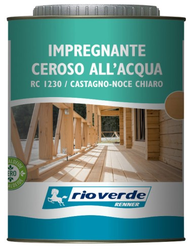 RIOVERDE RC 1230 IMPREGNANTE CEROSO 0,750 NOCE CH.