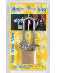 VIRO BL 554.42.7 LUCCHETTO OTT ARCO LUNGO 40 MM