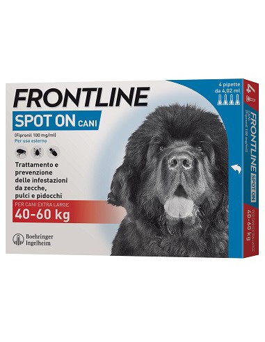 FRONTLINE SPOT-ON KG.40-60 CANI XL (3+1)