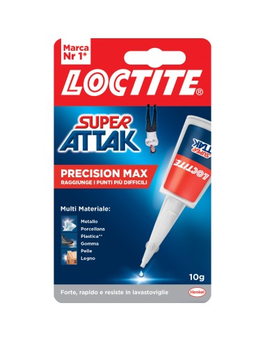 ADESIVO SUPER ATTAK PRECISION MAXI 10 G