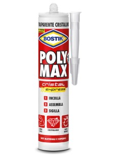 BOSTIK POLYMAX CRISTAL EXPRESS 300 G CARTUCCIA