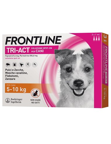 FRONTLINE TRI-ACT  5-10 KG 3 PIPETTE