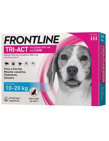 FRONTLINE TRI-ACT 10-20 KG 3 PIPETTE