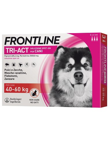 FRONTLINE TRI-ACT 40-60 KG 3 PIPETTE