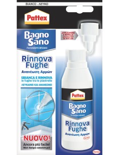 PATTEX BAGNO SANO RINNOVA FUGHE BIANCO 125 ML