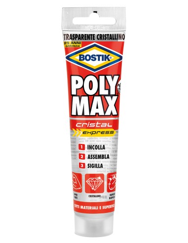 BOSTIK POLYMAX CRISTAL EXPRESS 115 G TUBO