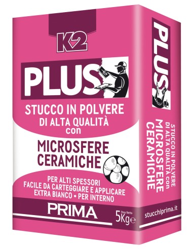 STUCCO PLUS MICROSFERE CERAMICHE K2 DA  5 KG