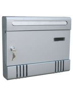 CASSETTA POSTALE CONDOMINIO 36,6X6,5X29 CM SILVER