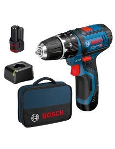 BOSCH-B 12V TRAPANO GSB12 V-15 CON 2 BATT. 2,0AH