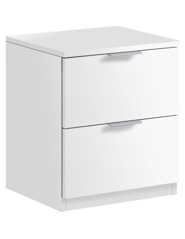 KIT COMODINO 2 CASSETTI 46X38X34 BIANCO